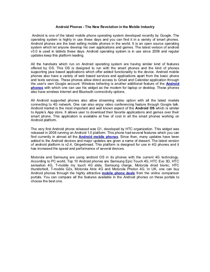 essay on the mobile phone revolution essay on the mobile phone revolution