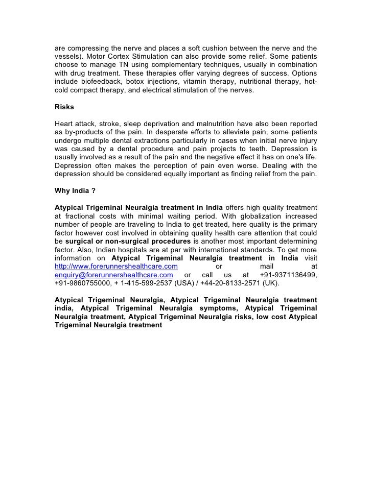 form is neuralgia what of a