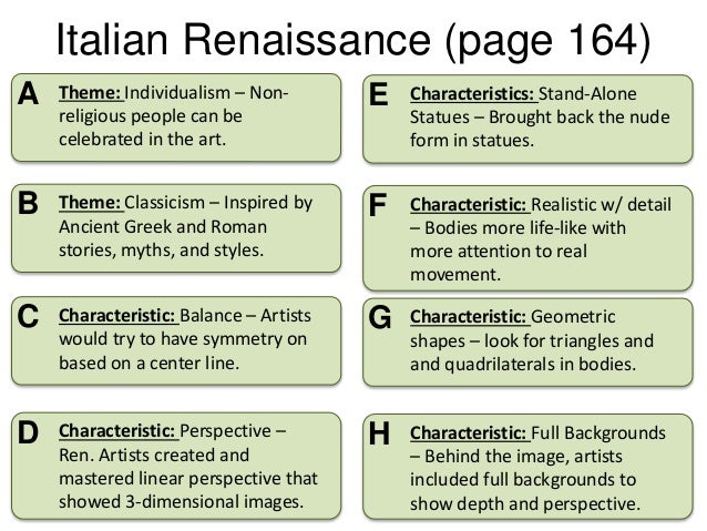 Homework help italian renaissance