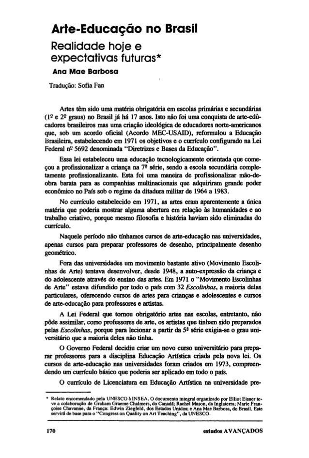 Artigo arte