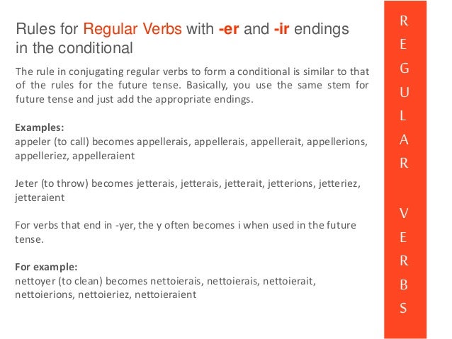 French tense: All about the french conditional
