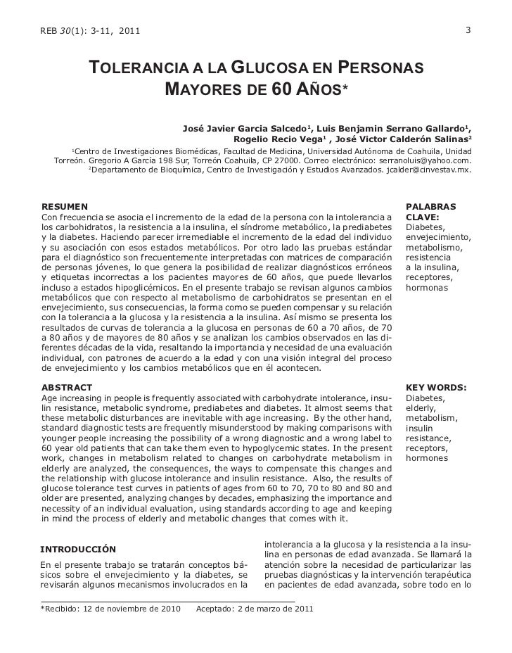 Articulo tolerancia glucosa en viejos reb Articulo tolerancia glucosa en viejos reb
