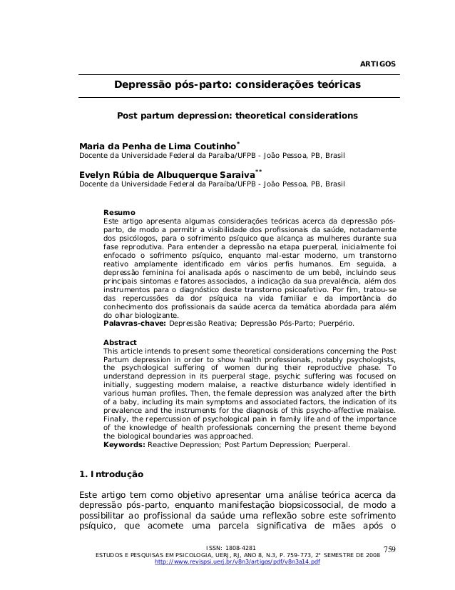 Depressao artigo