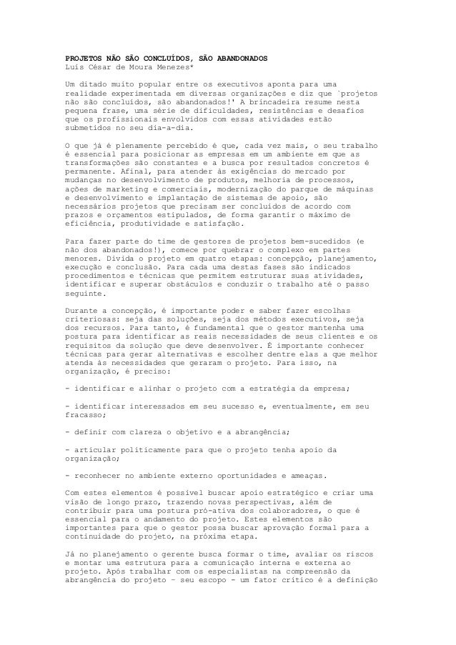 Pre projeto de artigo