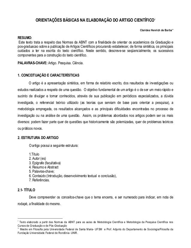 Pesquisar artigos cientificos