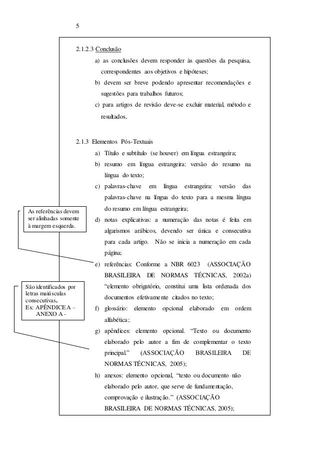 Formatacao de artigo cientifico
