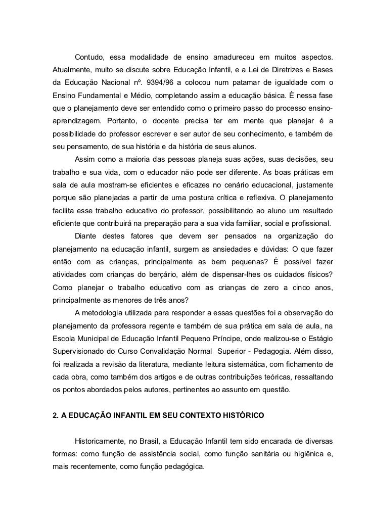 Artigo cientifico sobre a educacao