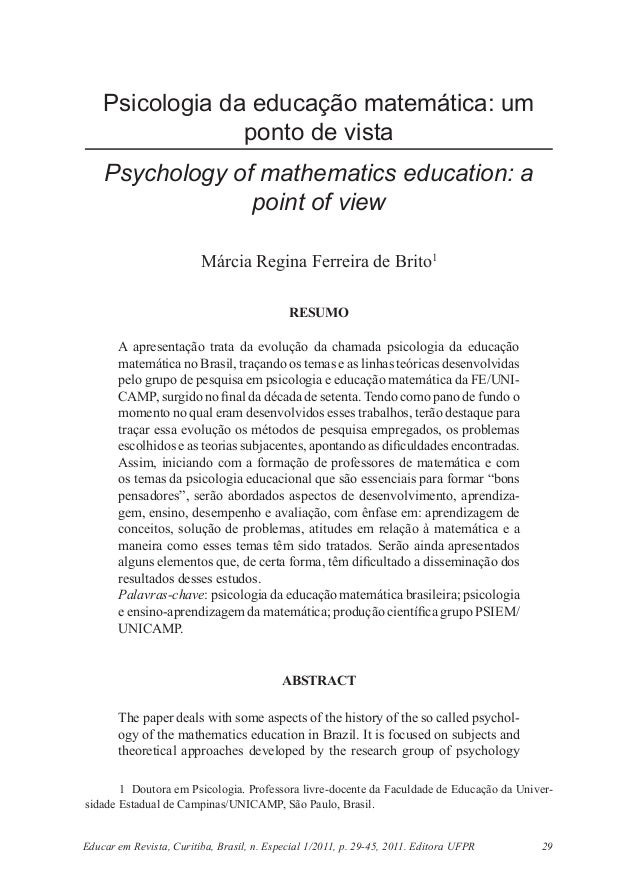 Artigos de psicologia