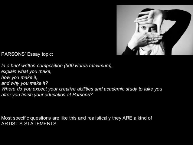How to write an essay about your artwork