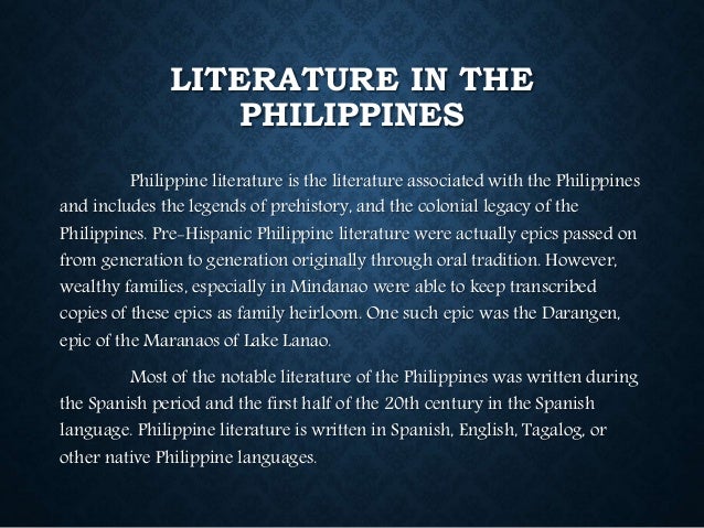 Famous essays philippine literature