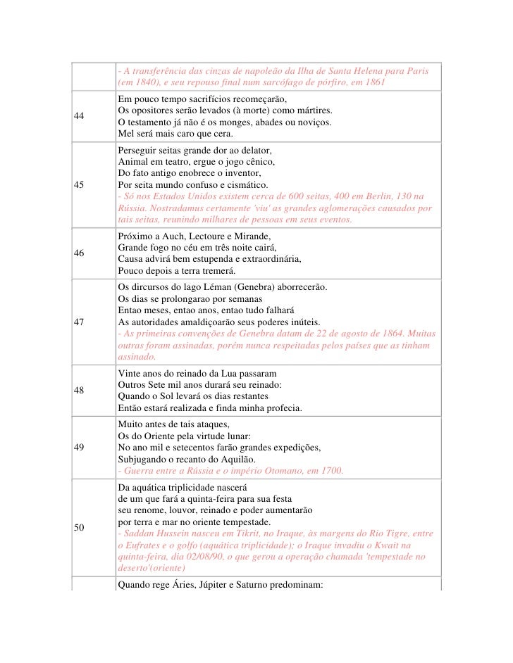 Las profec as de Nostradamus 2018-2019