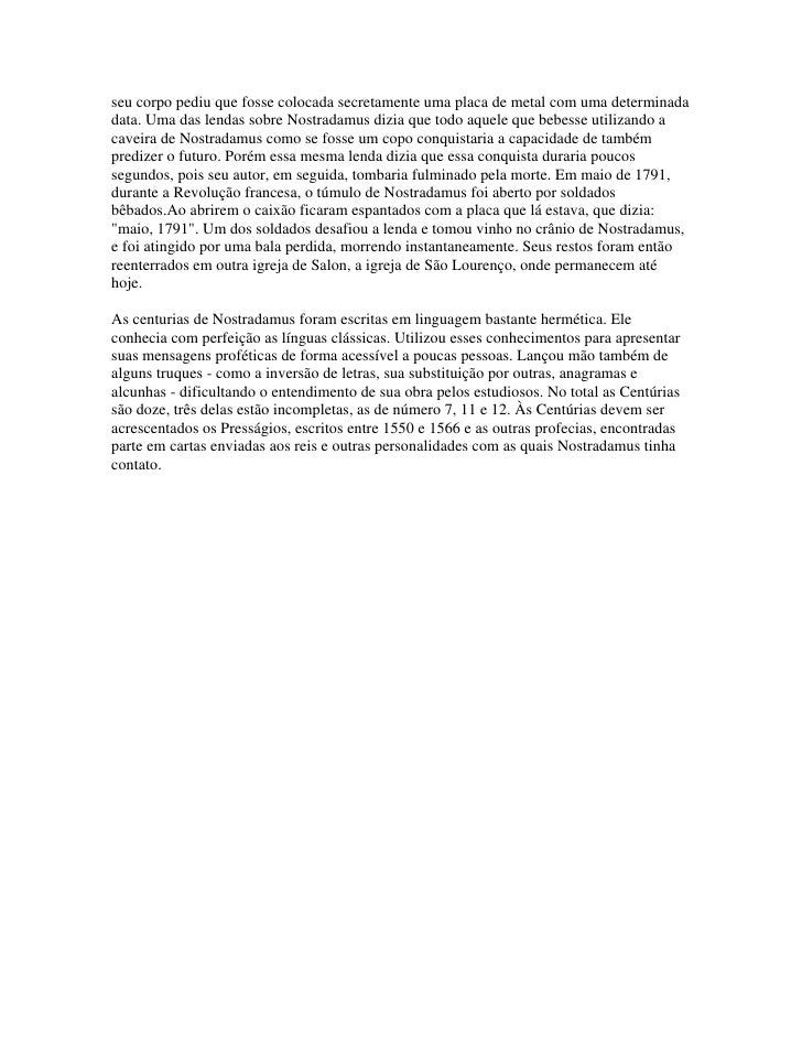 Libro Nostradamus Profecias PDF ePub - LibrosPub