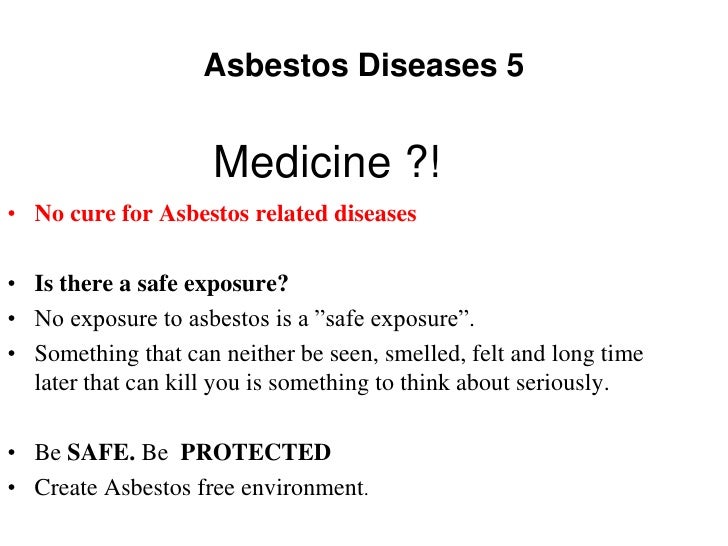 asbestos ailment