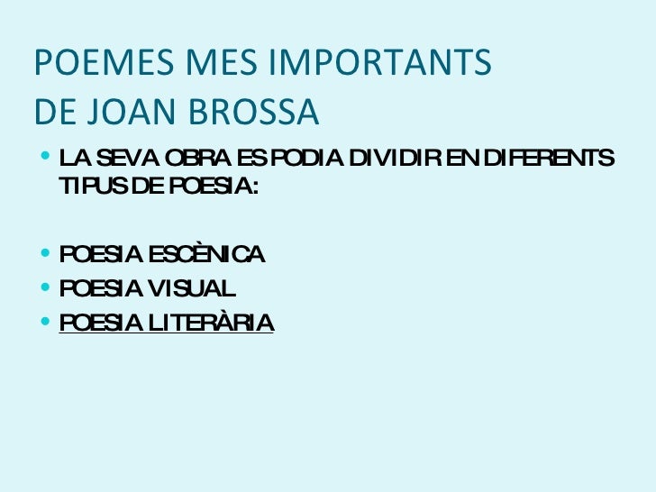 Joan Brossa eco de rua de llibres Joan Brossa eco de rua de llibres