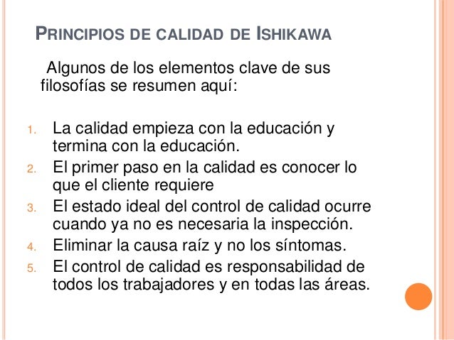 Aportaciones De Ishikawa A La Calidad es.slideshare.net