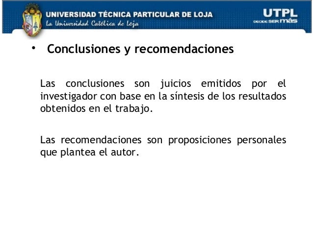 Conclusiones Recomendaciones images Conclusiones Recomendaciones images