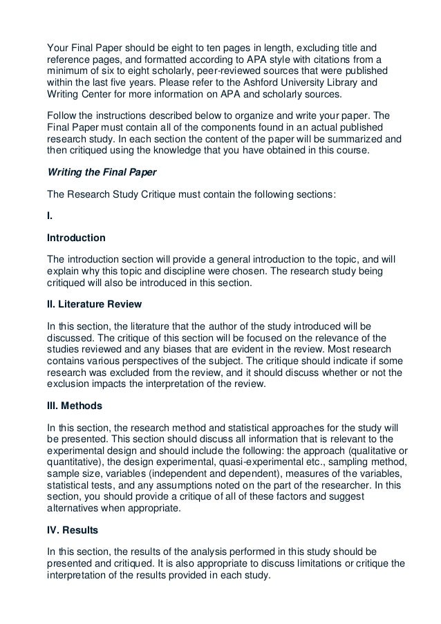 Research paper methodology section