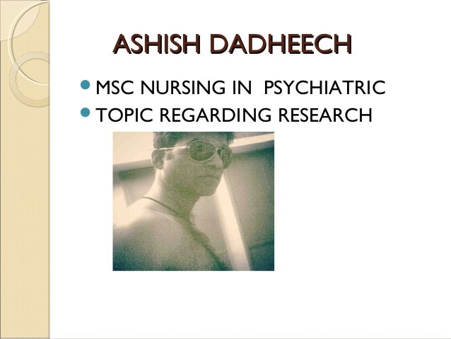 Great research topics for nursing