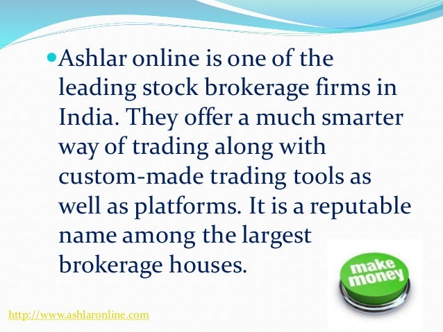 stock brokerage firms in india