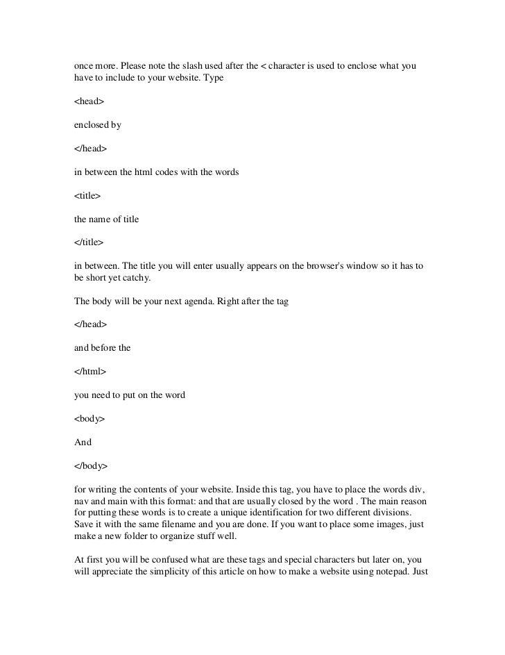 simple guide html