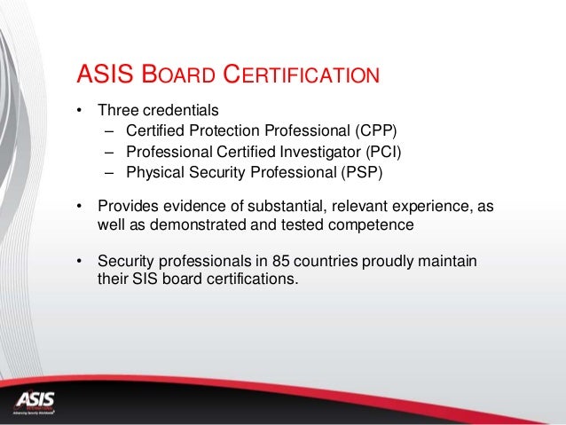 ASIS-PSP Zertifikatsfragen