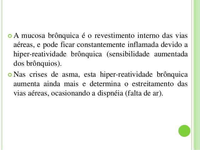 Exame para asma