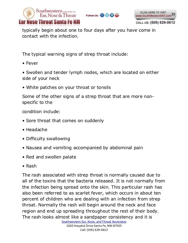 a sore throat or strep throat doctors note for strep throat
