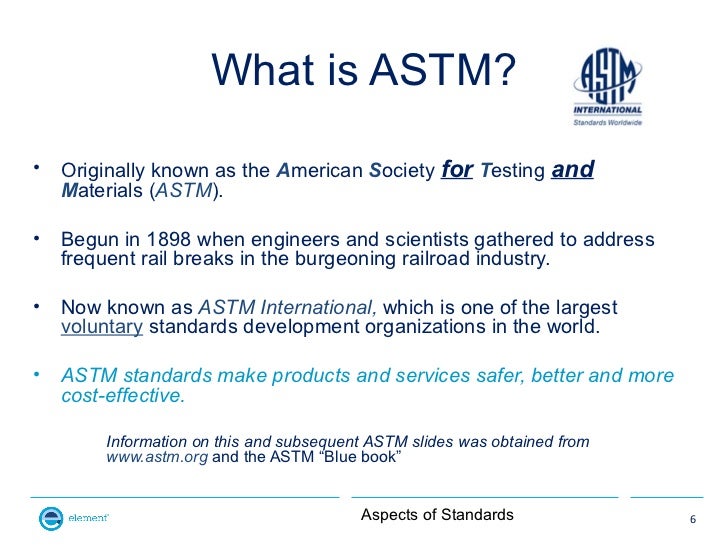 referencing astm standards