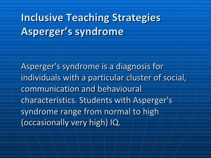 strategies for adults with aspergers syndrome strategies for adults with aspergers syndrome