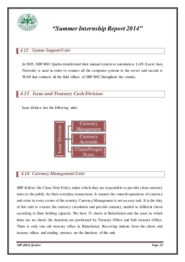 internship conclusion report and