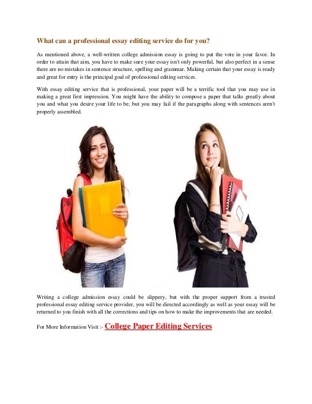 essay editing service
