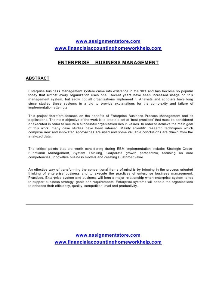 Management homework help