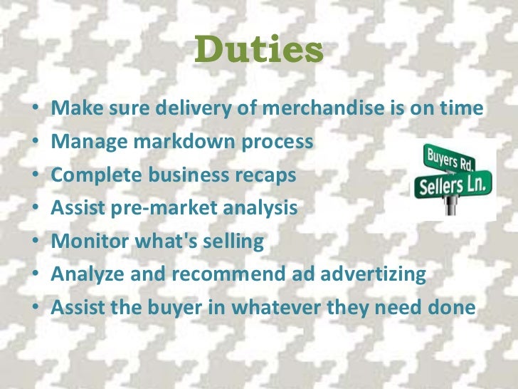 Fashion buyer non-public characteristics