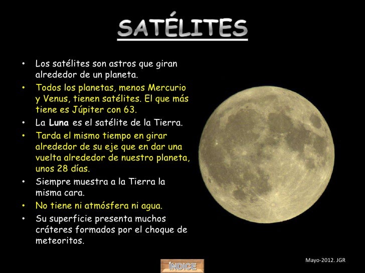 Mercurio tiene satelites