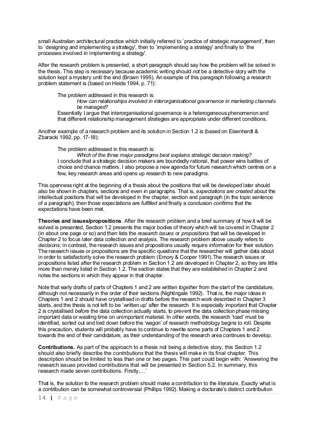 Australian Phd Thesis