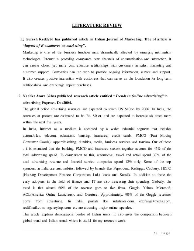 Literature review service