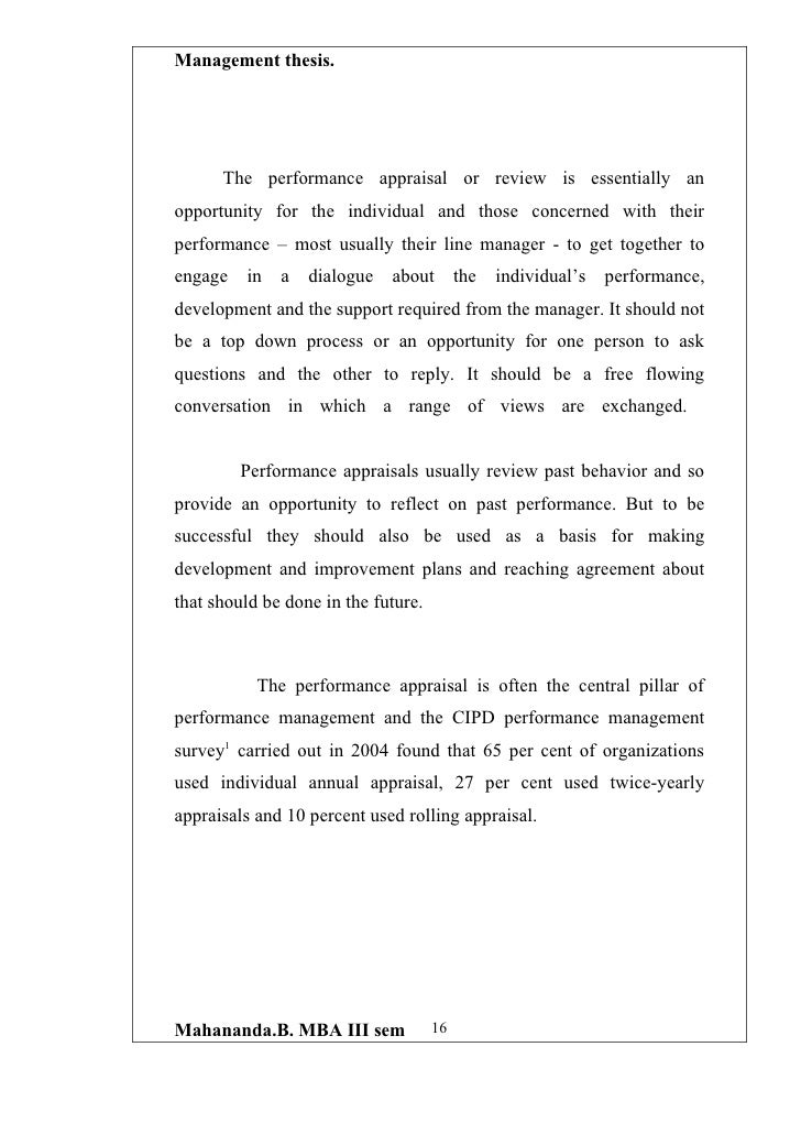 master thesis on performance appraisal Master thesis - erasmus universiteit rotterdam personality and performance evaluation abstract existing studies found extroverted employees were higher rated than introverted. master thesis on performance appraisal Master thesis - erasmus universiteit rotterdam personality and performance evaluation abstract existing studies found extroverted employees were higher rated than introverted.