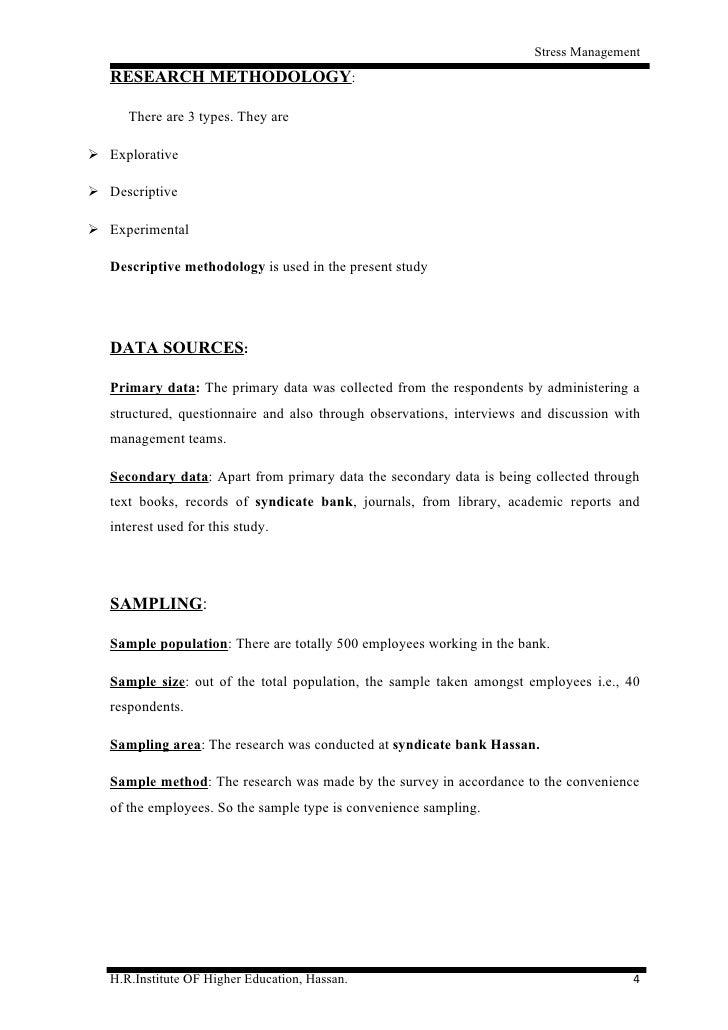 Stress essay topics