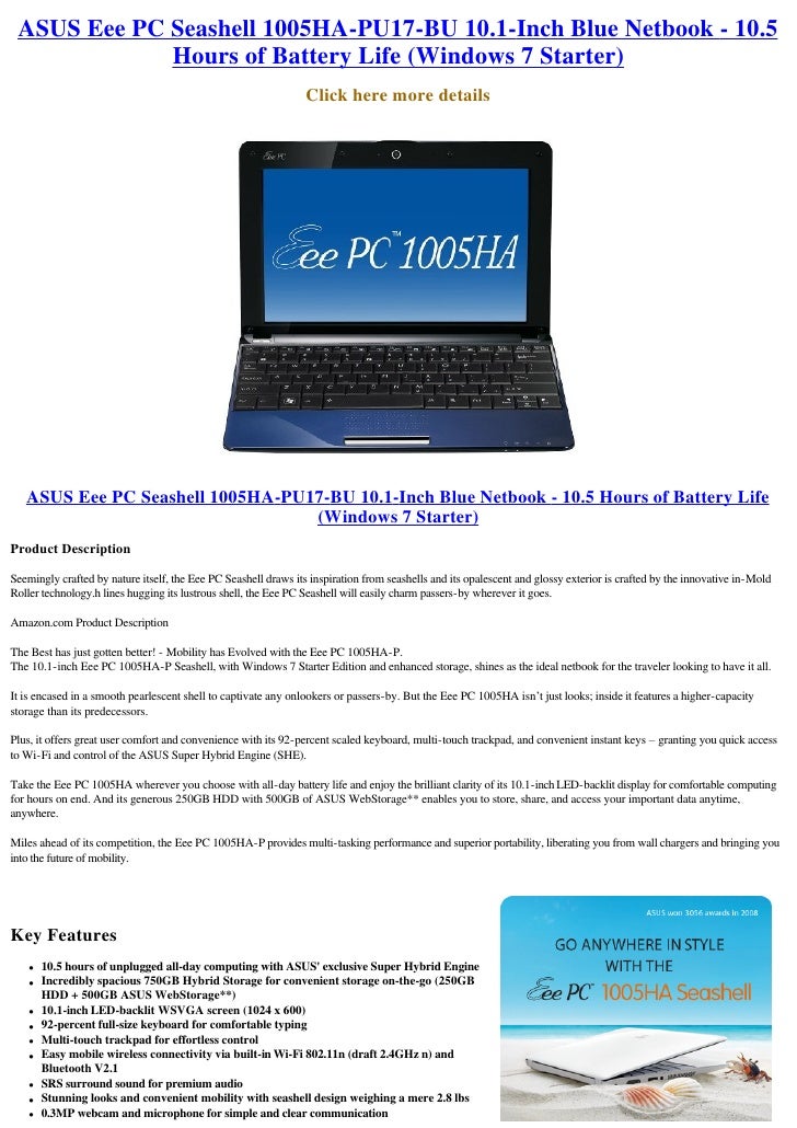 Asus Eee Pc Driver Download Windows 7 Asus Eee Pc 1005ha Drivers Windows 7 Download - zombiefree