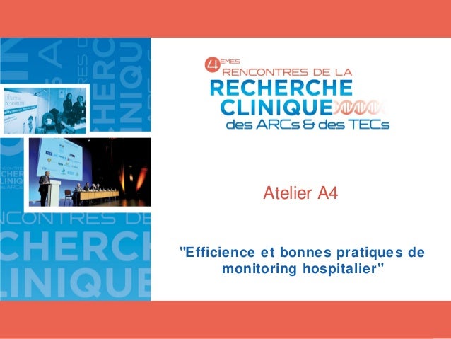 4emes rencontres de la recherche clinique