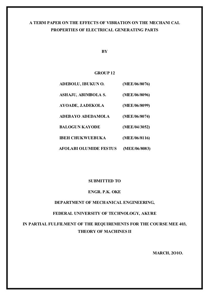 Term paper on management by objective of firm
