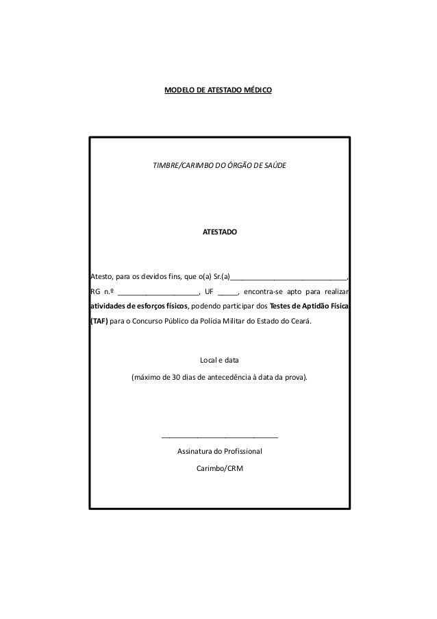 Quantos dias para apresentar atestado medico