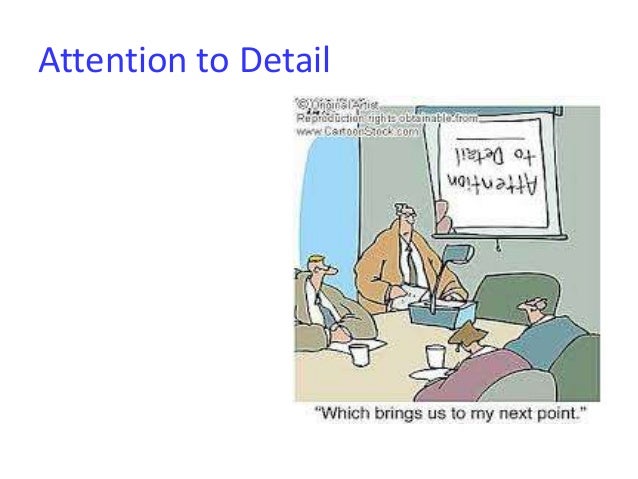 Attention To Detail Exercises