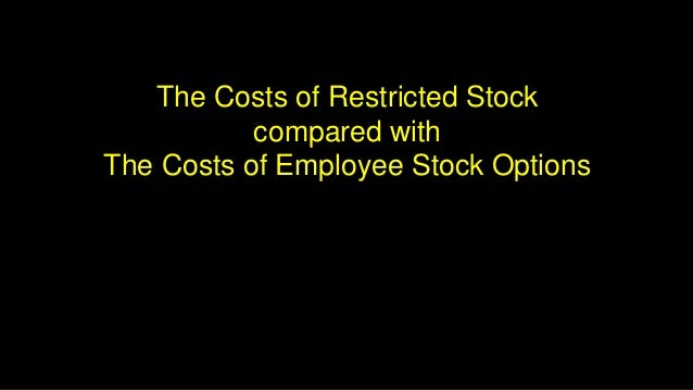 Taxation of stock options and restricted stock