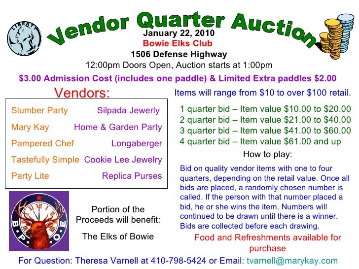 Quarter Auction!!!