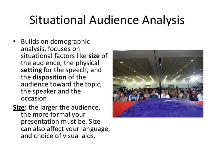 audience analysis example