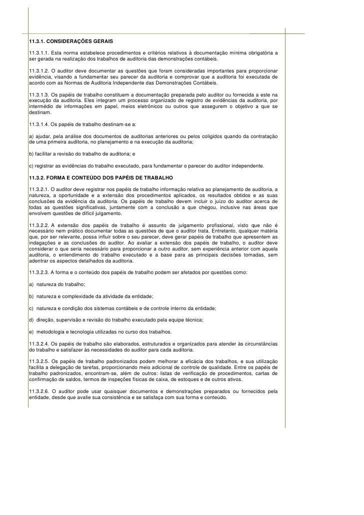 Revisao analitica auditoria