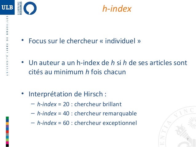 comment augmenter son h index