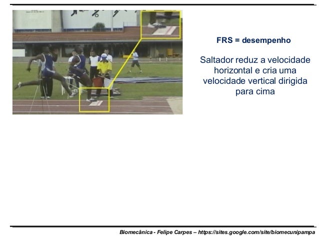Biomecânica - Felipe Carpes – https://sites.google.com/site/biomecunipampaSaltador reduz a velocidadehorizontal e cria uma...