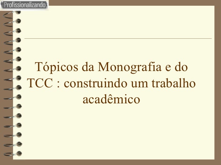 Como fazer slides para apresentacao de tcc